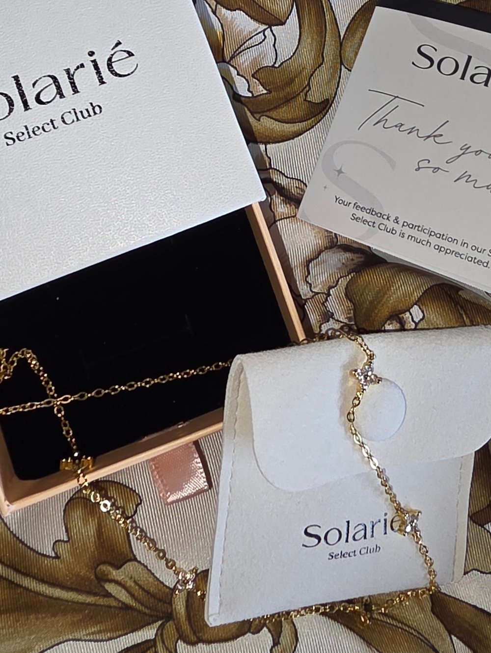 SOLARIE The Celeste Star Necklace NWT